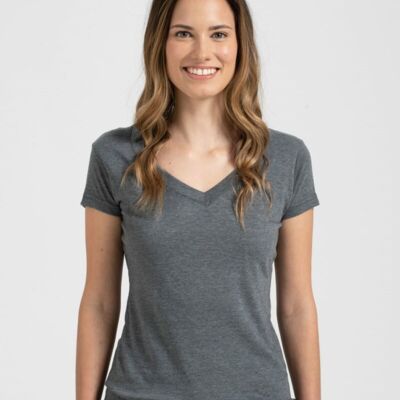 Women's Poly-Rich V-Neck T-Shirt Thumbnail