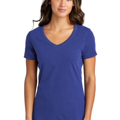 Women's Beach Wash ® Garment Dyed V Neck Tee Thumbnail