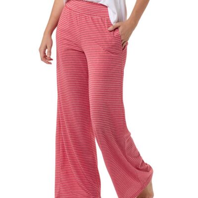 Ladies' Evelyn Stripe Wide Leg Pant Thumbnail