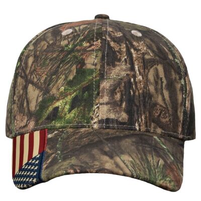 Camo Woven USA Flag Cap Thumbnail