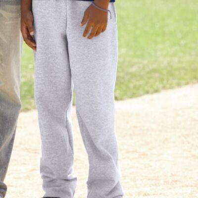 Youth Powerblend® Open-Bottom Sweatpants with Pockets Thumbnail
