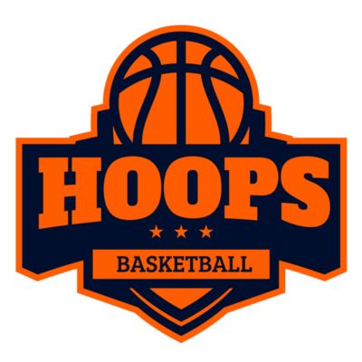 Hoops Basketball logo template 03 Thumbnail