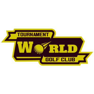 World Tournament Golf club logo template Thumbnail