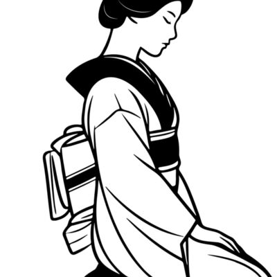 Kimono Geishas Art Thumbnail