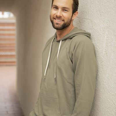 Icon Lightweight Loopback Terry Hooded Sweatshirt Thumbnail