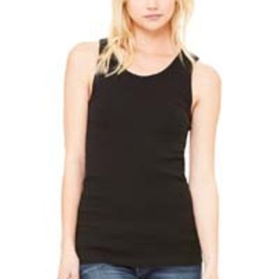 Ladies’  5.8 oz., 1x1 Baby Rib Widestrap Tank Thumbnail