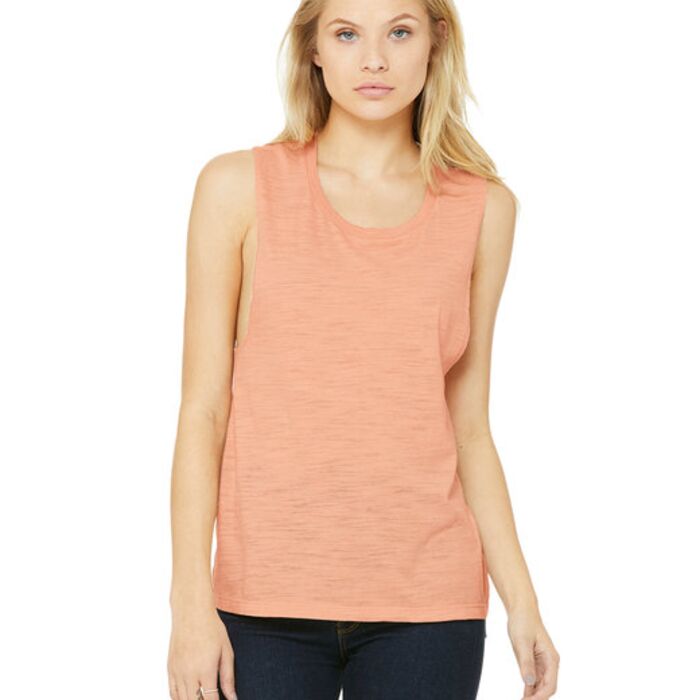 Ladies' Bella Flowy Scoop Muscle Tank Thumbnail