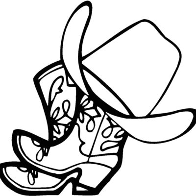cowboy boots and hat Thumbnail