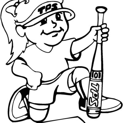 girlbat baseball girl Thumbnail