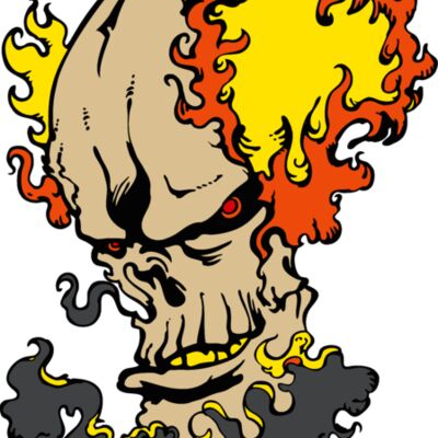 flaming skull 02 Thumbnail