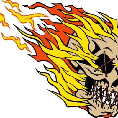 flaming skull 01 Thumbnail