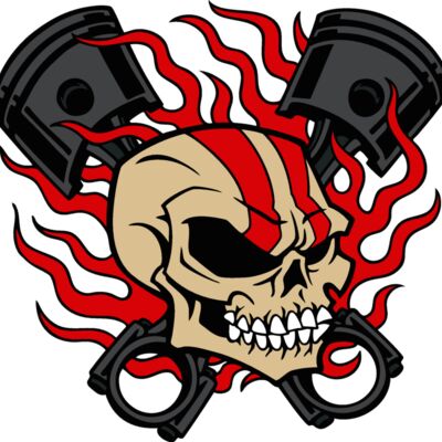 flaming skull 01 Thumbnail