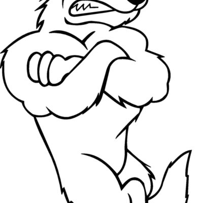 wolf leaning Thumbnail