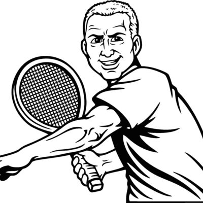 tennis02v4bw Thumbnail