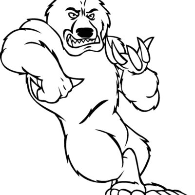 bear leaning Thumbnail