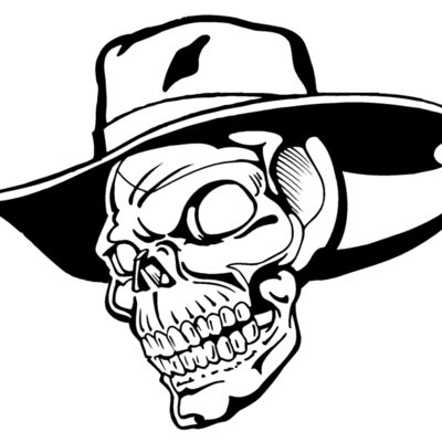 skull with cowboy hat Thumbnail