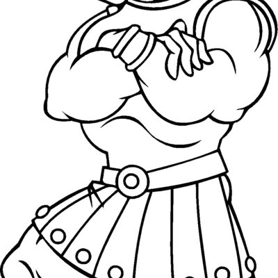 trojan spartan paladin standing on ball Thumbnail