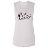 Ladies' Bella Flowy Scoop Muscle Tank Thumbnail